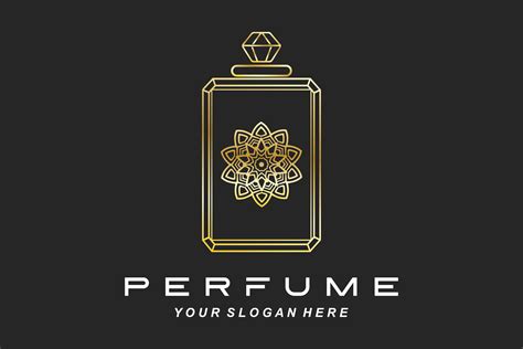 Luxury Perfume Bottle Logo Design Graphic by AR Graphic · Creative Fabrica