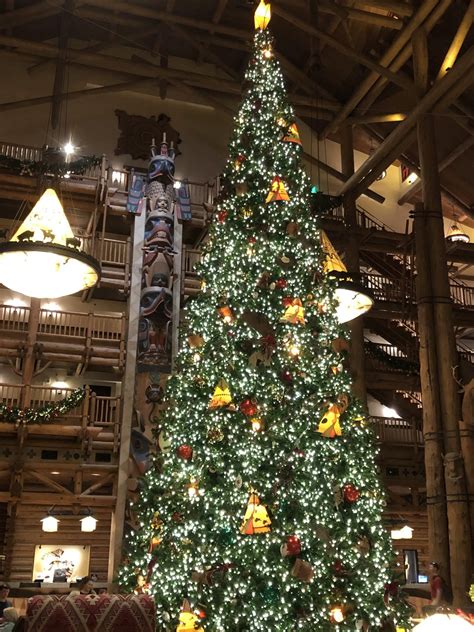 The Christmas Tree At Disneys Wilderness Lodge Chip And Company