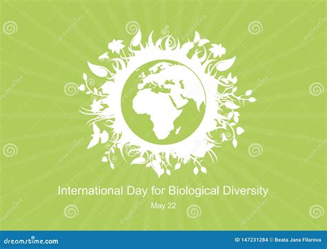 Dia Internacional Para O Vetor Da Diversidade Biol Gica Ilustra O Do