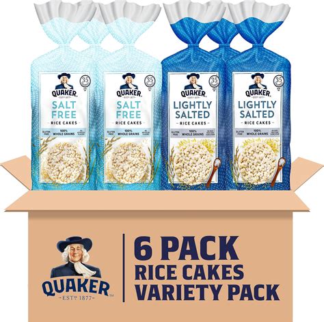 Quaker Large Rice Cakes Gluten Free Lightly Salted Salt