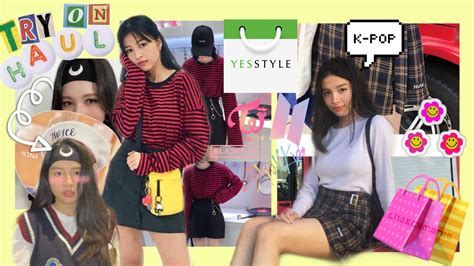 Yesstyle Try On Haul Kpop Inspo Outfits Instagram Edition Youtube