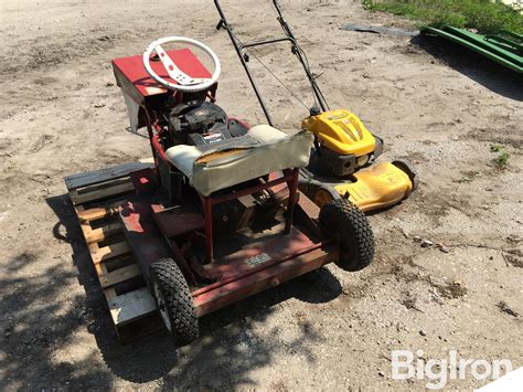 Swisher B Big Mow Riding Mower Push Mower Bigiron Auctions