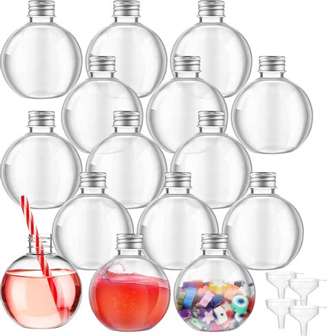 Amazon Jinei 15 Pcs 6 Oz Spherical Plastic Potion Bottles Ball