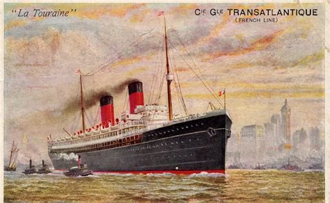 Transatlantic Era Ss La Touraine