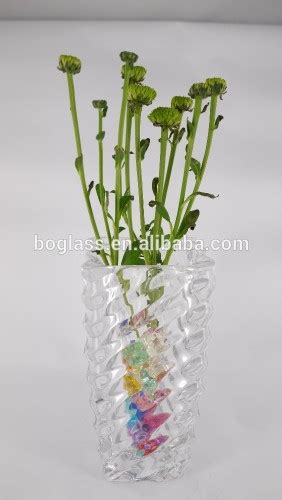 Tall Slim Glass Jardiniere Cylinder Glass Vase Clear Wedding Vase High