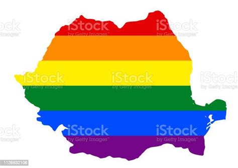 Lgbt Flag Map Vector Rainbow Map Of Country In Colors Of Lgbt Pride