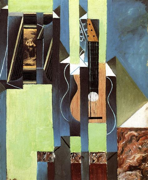 The Guitar Juan Gris Wikiart Org Encyclopedia Of Visual Arts