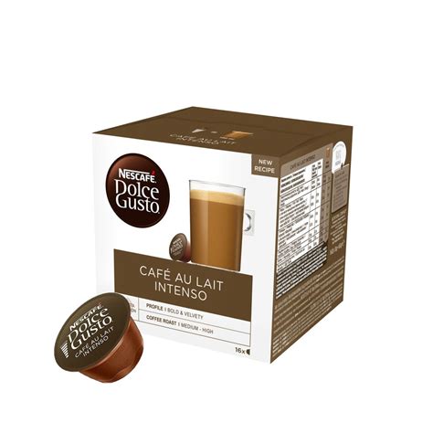 Nescaf Caf Au Lait Intenso Kapsler Til Dolce Gusto For Kr