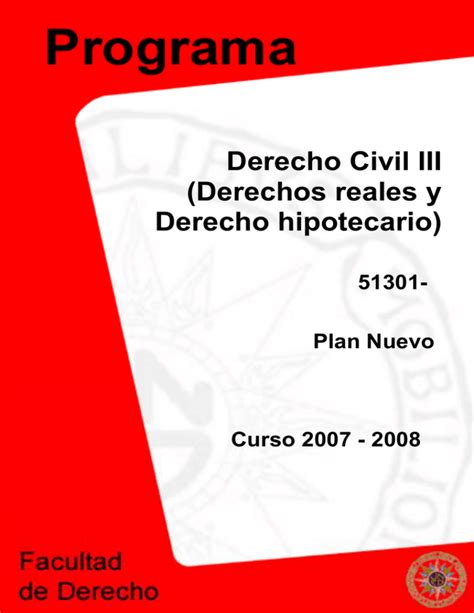 Civil III Derecho En La UNED