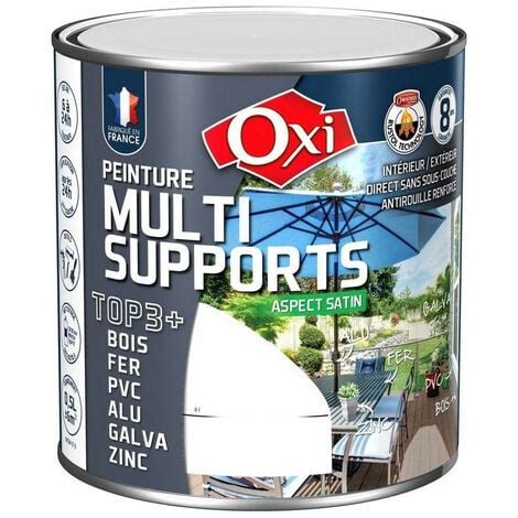 Peinture Multi Supports Gris Anthracite Satin 0 5L