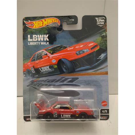 NISSAN SKYLINE LB ER SILHOUETTE MOUNTAIN DRIFTERS HOT WHEELS PREMIUM BCN STOCK CARS