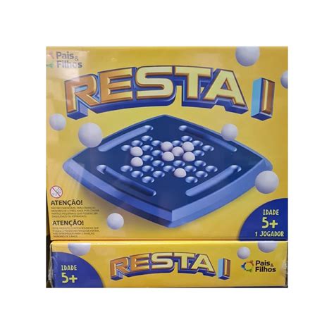 Jogo De Tabuleiro Resta 1 Pais E Filhos Shopee Brasil