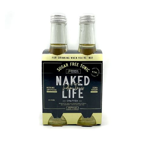 Naked Life Naturally Sugar Free Indian Tonic 250ml 4 Pack Renegade Spirits