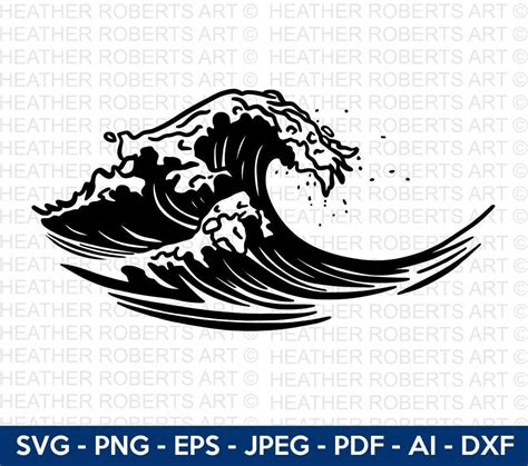 Ocean Waves Svg Ocean Svg Waves Svg Sea Svg Water Svg Aquatic Sea