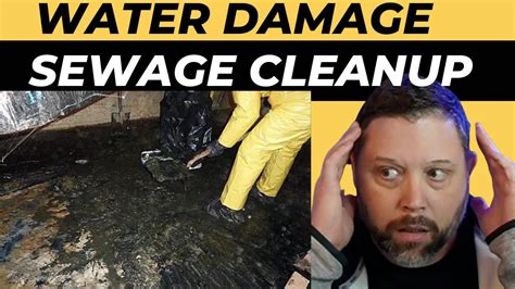 Water Restoration Business Removing Sewage From Crawl Space Estimate