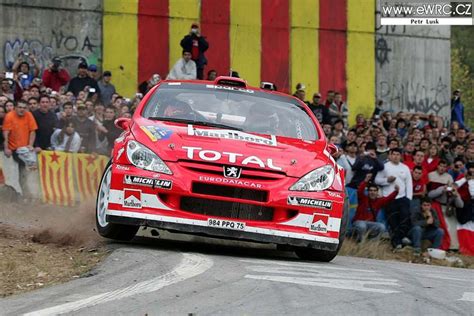 Gr Nholm Marcus Rautiainen Timo Peugeot Wrc Rally Catalunya