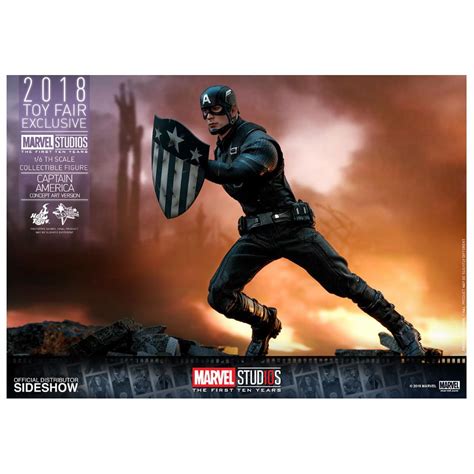 Hot Toys Captain America Concept Art Version Marvel Studios The First Ten Years Sixth Scale