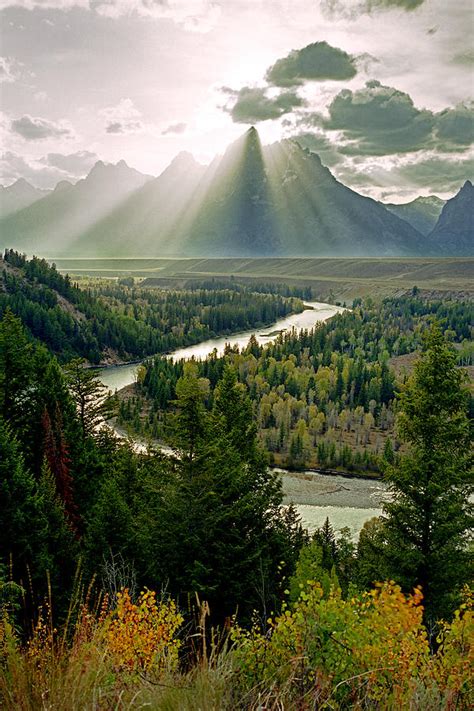 Grand Teton Snake River Photograph by King Wu - Fine Art America