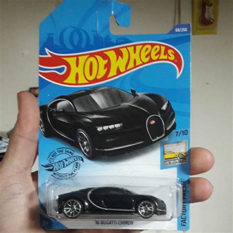 Bugatti Chiron Preto Hot Wheels Shopee Brasil