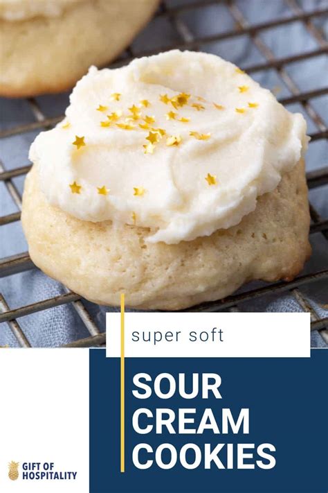 Easy Sour Cream Cookies T Of Hospitality