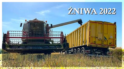 Żniwa 2022 Rzepak Ozimy Claas Lexion 430 Steyr Profi F H U DAW