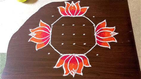 Sankranti Special Chukkala Muggulu 73dots Lotus Rangoli Kolamseasy