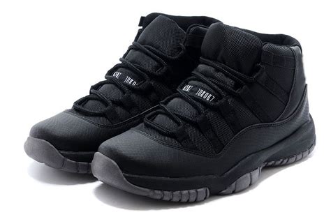 2015 Mens Retro 11 All Black Basketball Shoes Retro Running Shoes ...