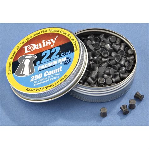 250 Ct Daisy 22 Flathead Pellets 146438 Pellets BB S At