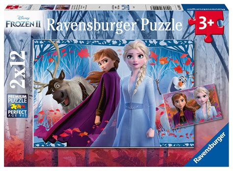 Ravensburger Puslespill Disney Frozen 2x12 Brikker Bursdagskongen