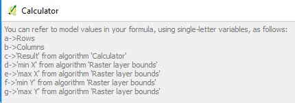 Using Calculator In Qgis Graphical Modeler Geographic Information