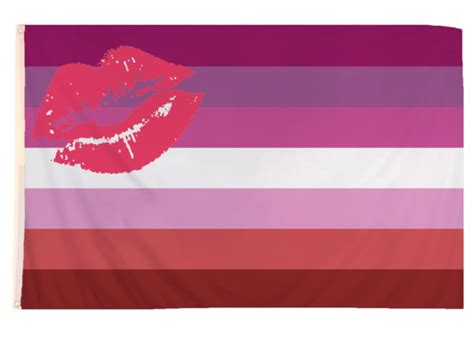 Henbrandt Lipstick Lesbian Pride Flag Carnival Banner Large