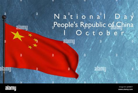 Happy China Day 1st October Peoples Republic Of China National Day