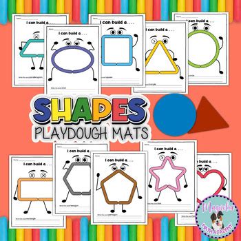 Shapes Playdough Mats By Magnolia Math Academy Tpt