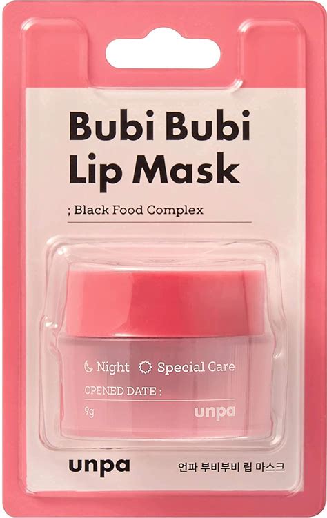 UNPA Bubi Bubi Lip Mask Organic Lip Masks For Dry Lips Skin Care