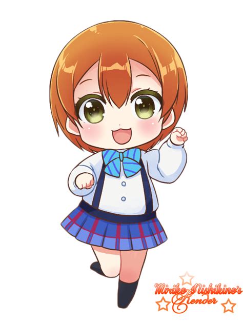 Rin Hoshizora Chibi By Mii Akikawa On Deviantart