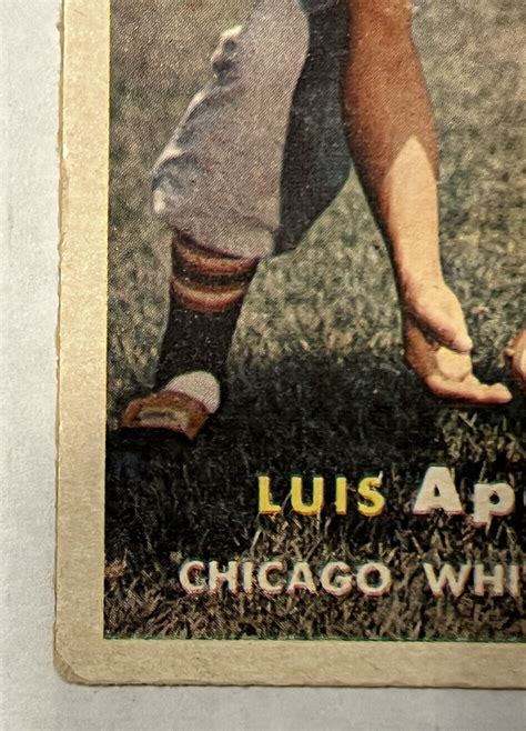 Topps Luis Aparicio Chicago White Sox Baseball Card Low Grade