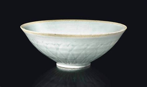 A CHINESE QINGBAI CARVED CONICAL BOWL SONG DYNASTY 960 1279