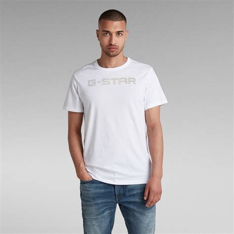 G Star T Shirt White G Star Raw