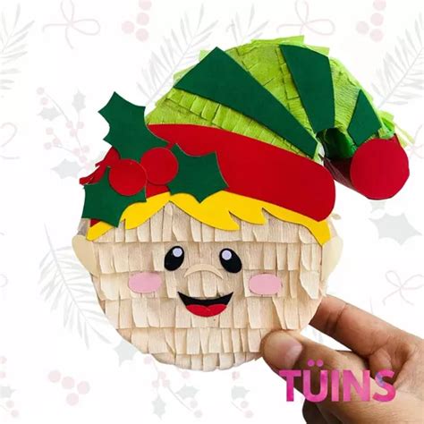 Esfera Navideña Estilo Mini Piñata Arbol De Navidad 5 Pzs Envío gratis