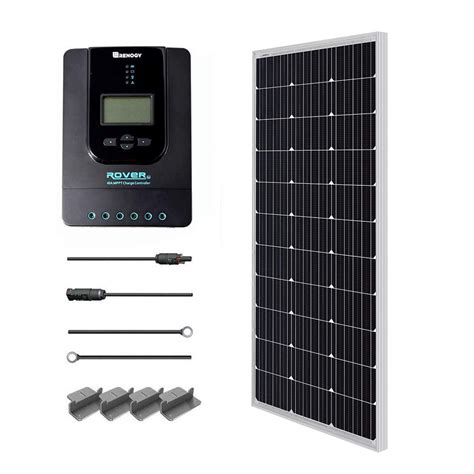 Renogy Watt Volt Monocrystalline Solar Starter Kit With A