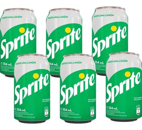 Gaseosa Sprite Sin Azucar Lata 354ml Pack X6 En Venta En Capital