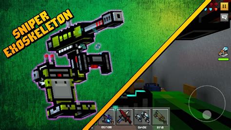 Pixel Gun 3d Sniper Exoskeleton [review] Youtube