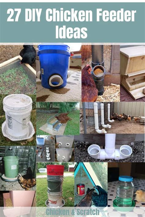 27 Diy Chicken Feeder Ideas You Can Diy This Weekend