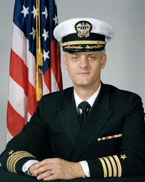 Portrait Us Navy Usn Captain Capt Jack E Margin Covered Nara