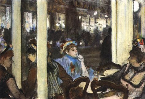 Women At The Terrace Of A Caf By Degas Edgar