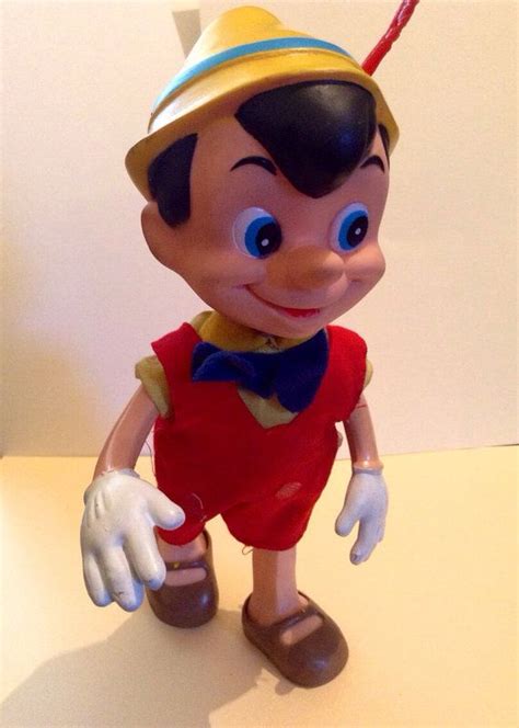 Vintage Walt Disney Productions S S Pinocchio Vinyl Posable