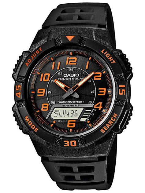 Zegarek M Ski Casio Tough Solar Bolte Aq S W B Vef Bar