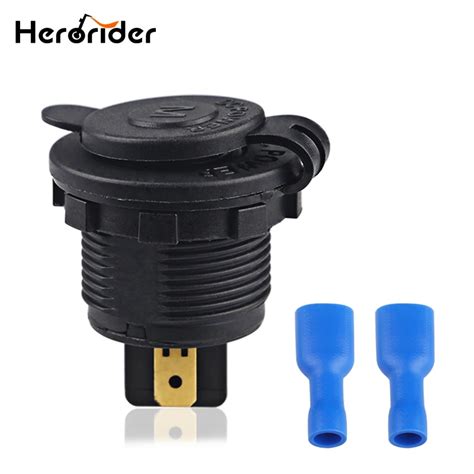 V Waterproof Cigarette Lighter Power Outlet Car Motorcycle Boat For