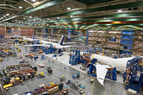 Boeing Images Boeing 787 8 Assembly Line In Everett Wa