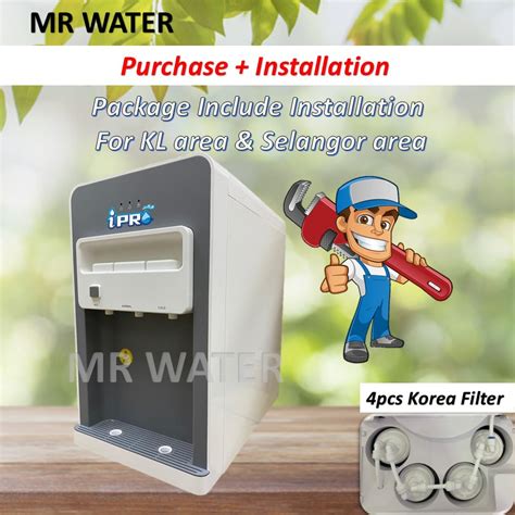 IPro Water Dispenser Hot Normal Cold Model 508 New Design With 4 Pcs Korea Filter Include